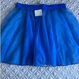 Body Movements by Janet Royal Blue Tulle Ballet Skirt Tutu Adult Made in USA NWT